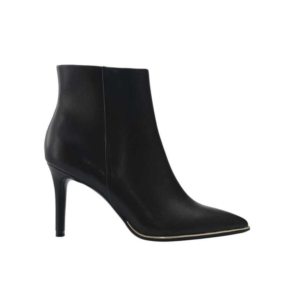 MARC FISHER Womens Black Padded Dalla Pointed Toe Stiletto Zip-Up Booties 10 M - Picture 3 of 4